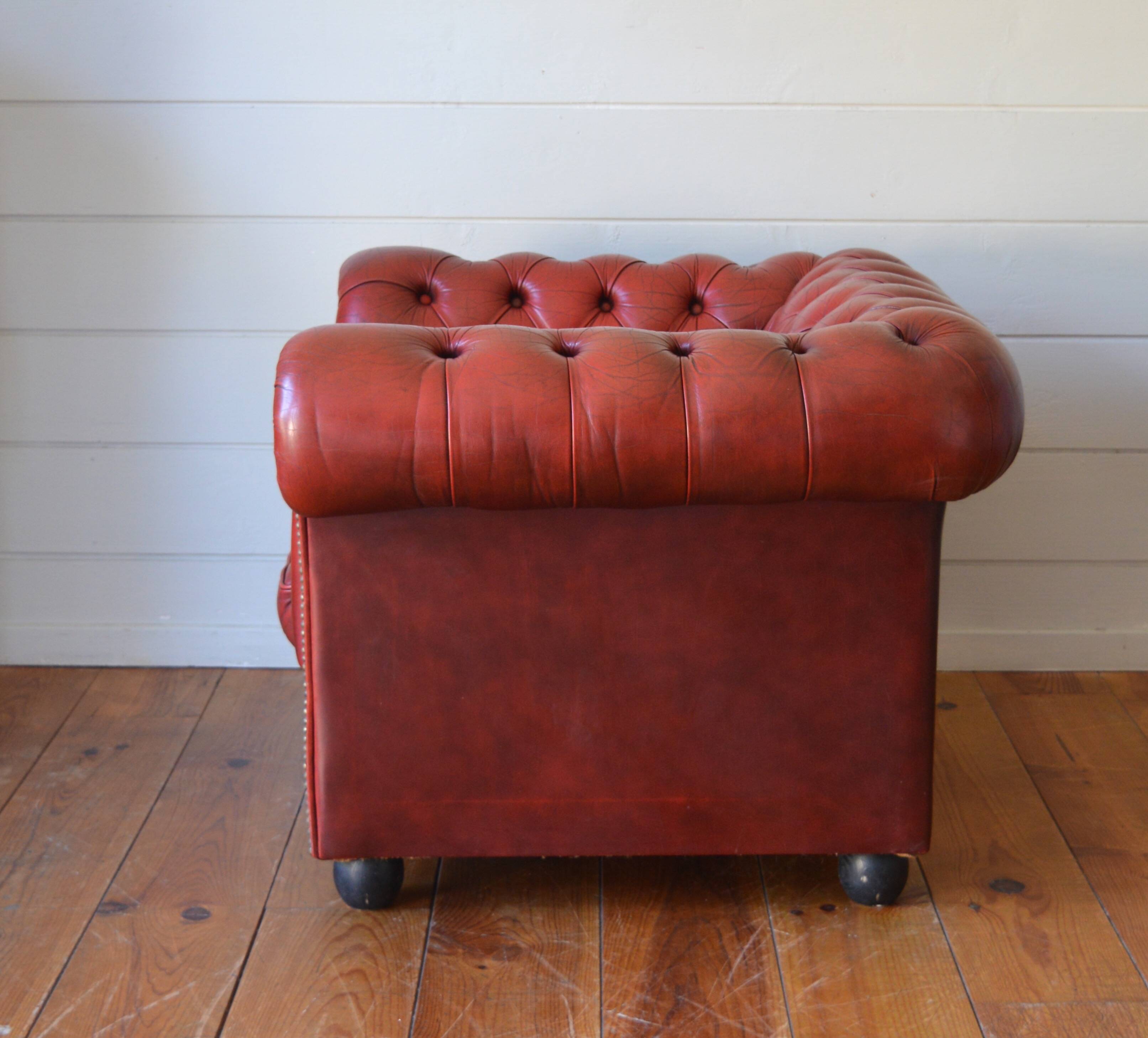 Fauteuil chesterfield