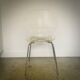 Chaise monocoque en altuglas transparent 70'