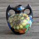 Handled Vase Gouda - Decor "Zonnebloem" (Sunflower) - Netherlands, 1930/50