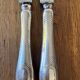 Service 12 couteaux de table argent guilloché Paris XIXe coffret