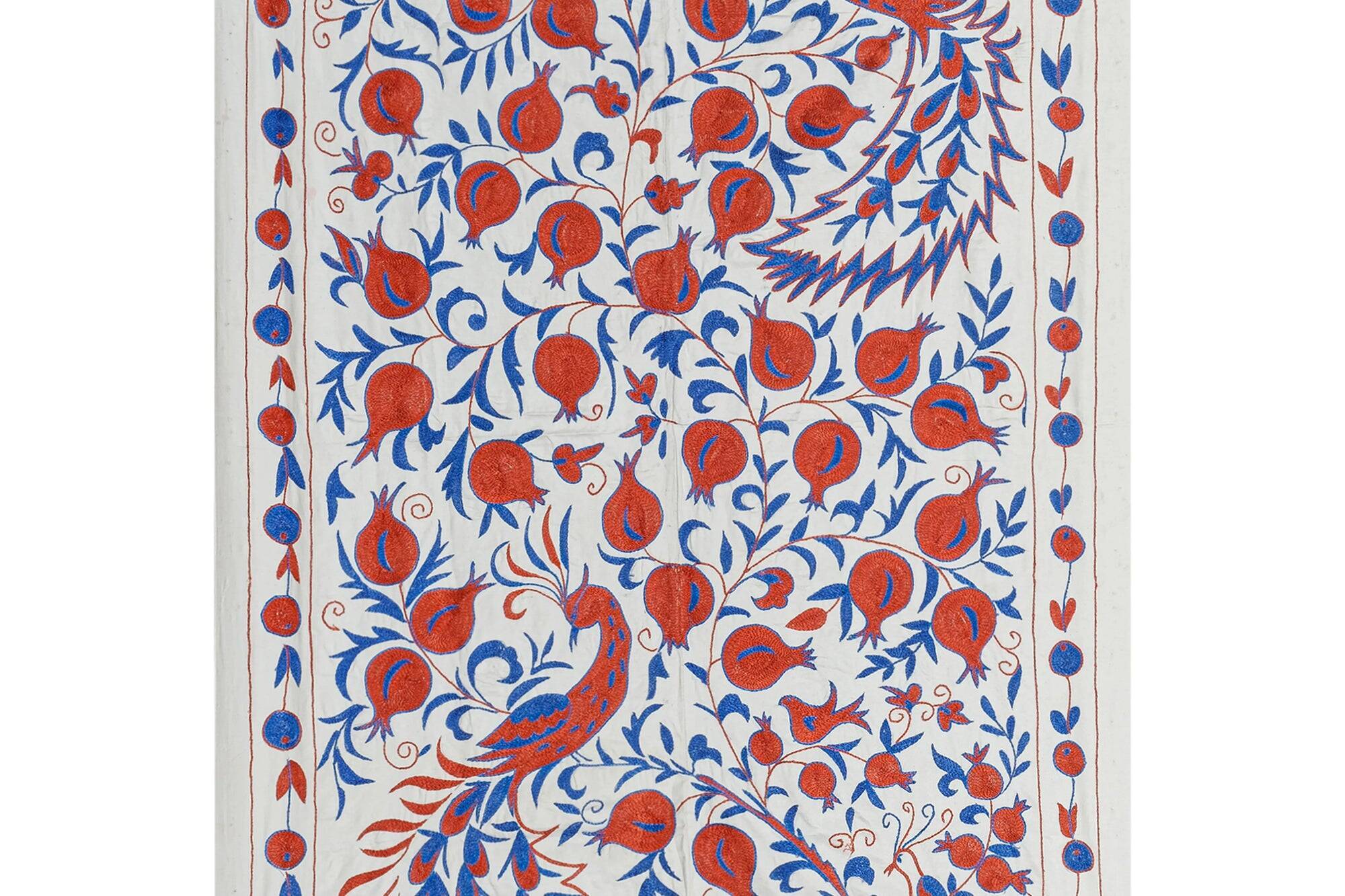 Vintage hand-embroidered tablecloth 109x189 cm