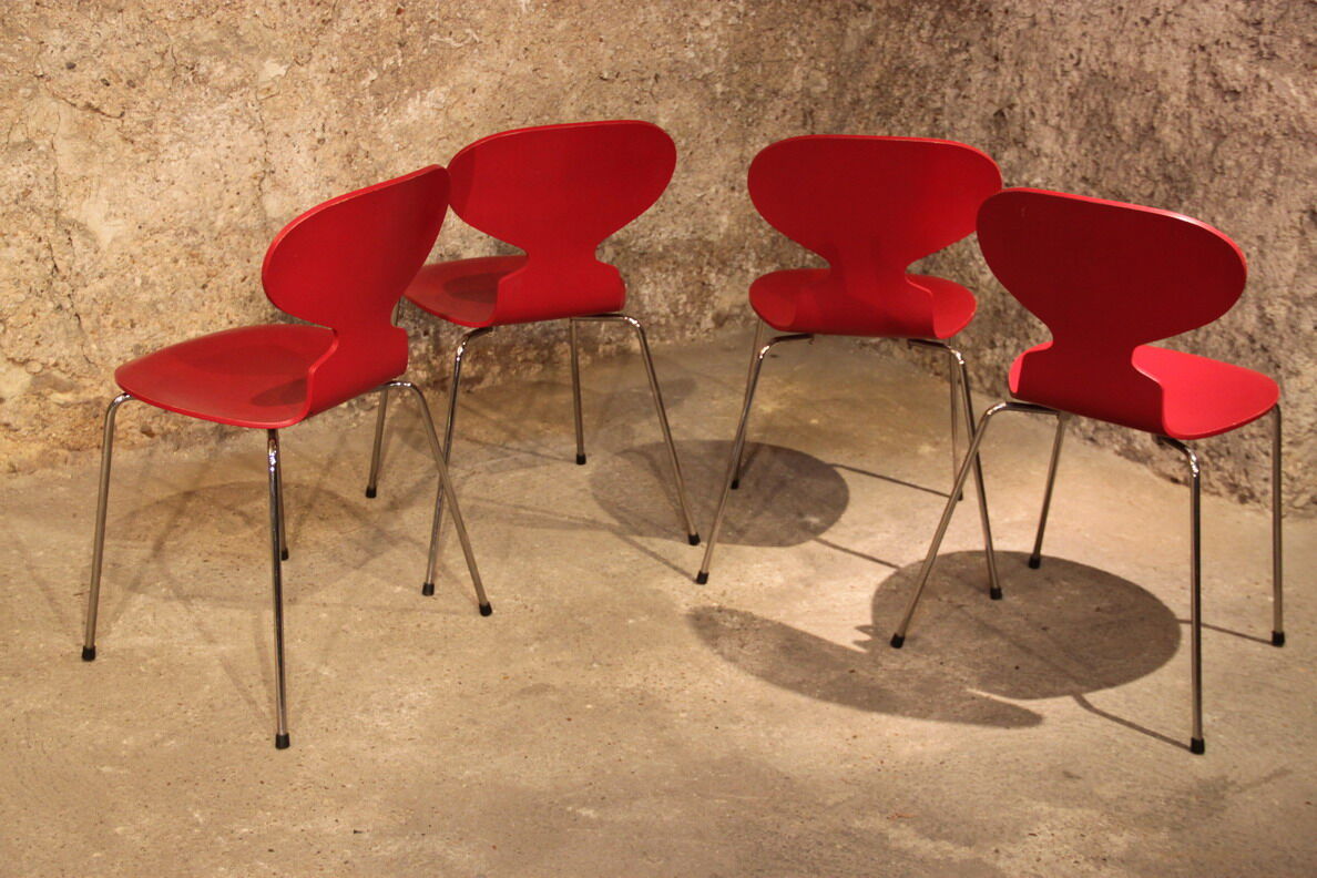 Arne Jacobsen Ant Chairs by Fritz Hansen