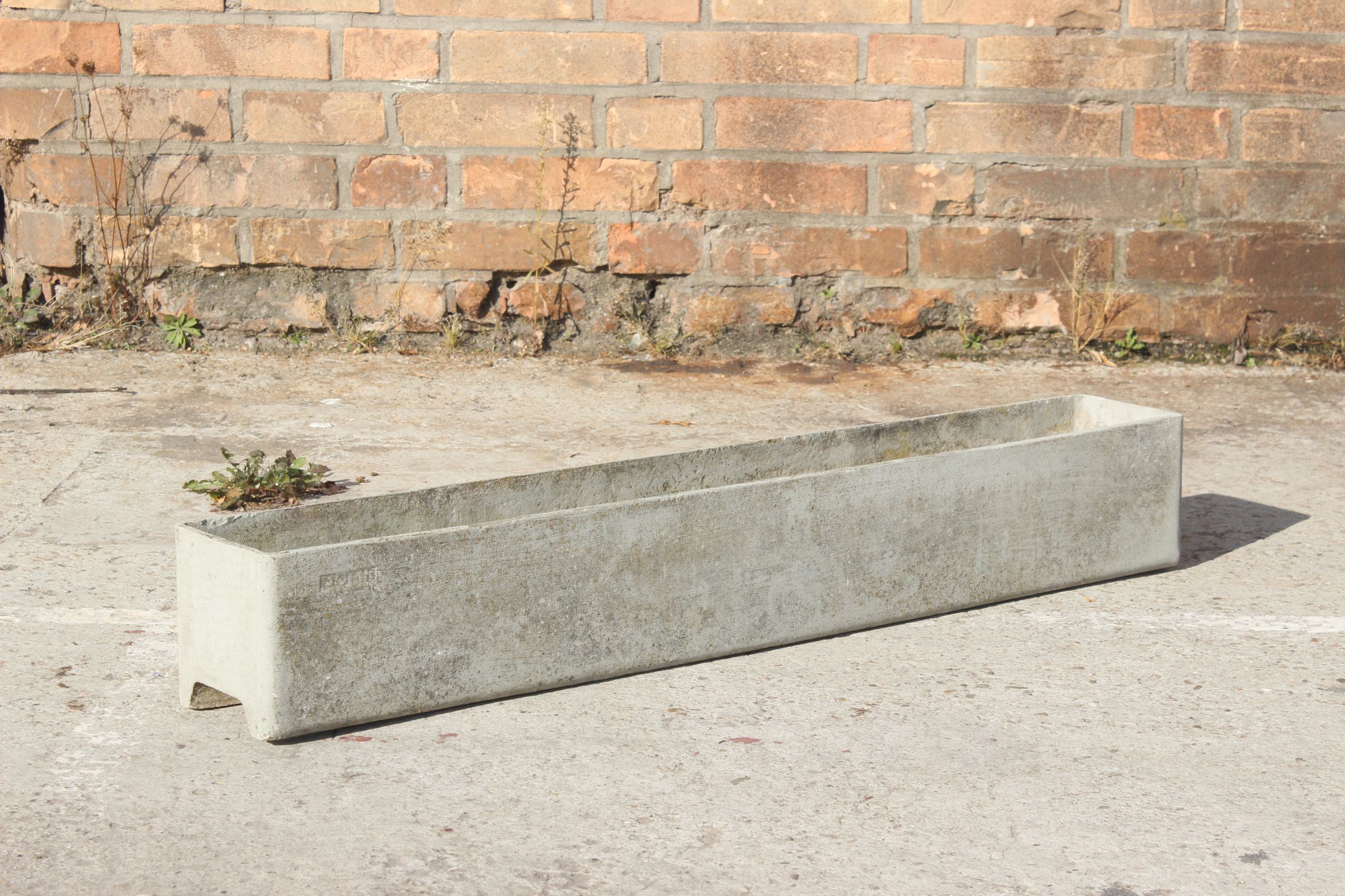Modernist planter in Eternit, Switzerland 1970