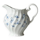 White porcelain creamer with small blue flowers – Milk jug