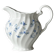 White porcelain creamer with small blue flowers – Milk jug