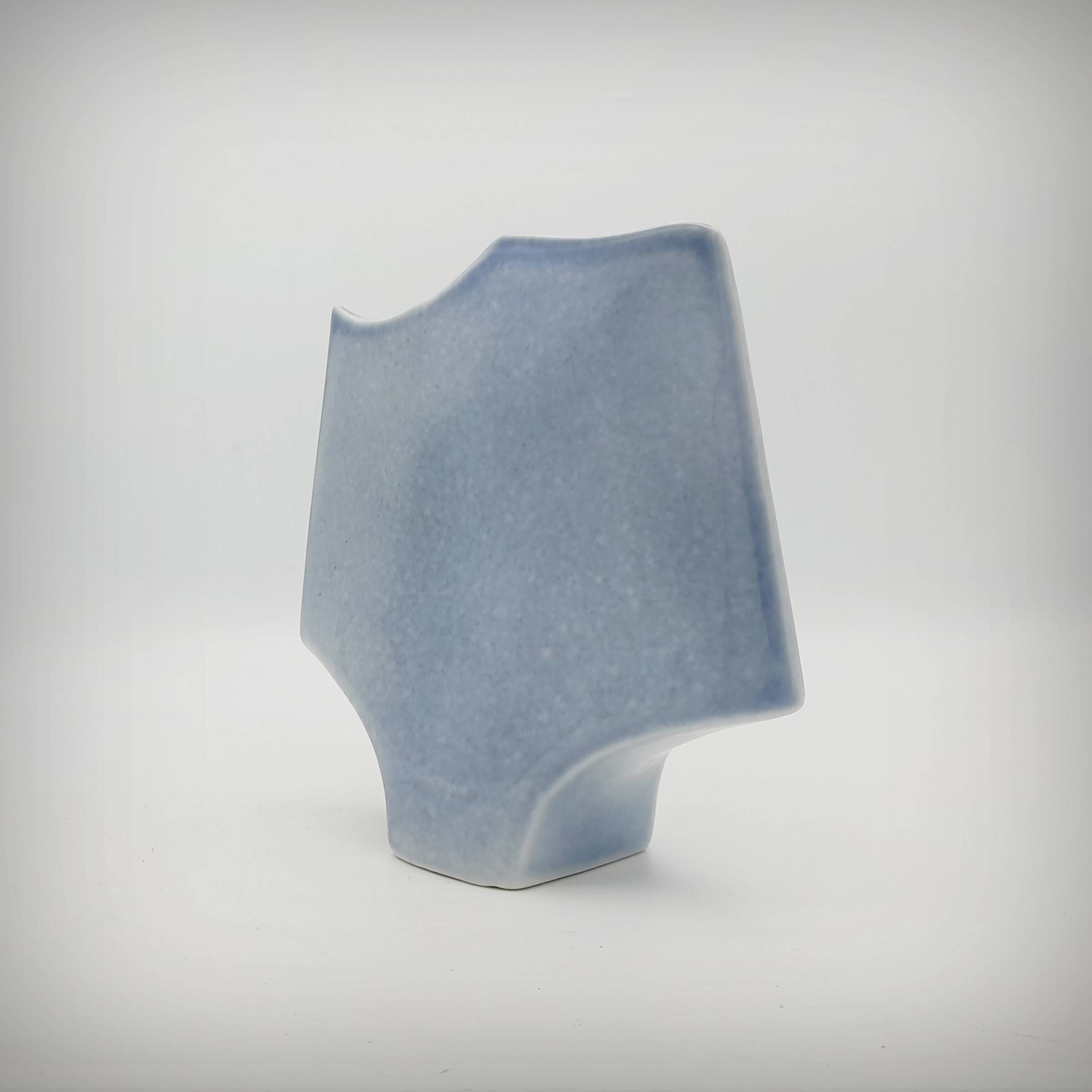 Sculptural vase by Solange Garotte and Bernard Prigent for Virebent, 1975