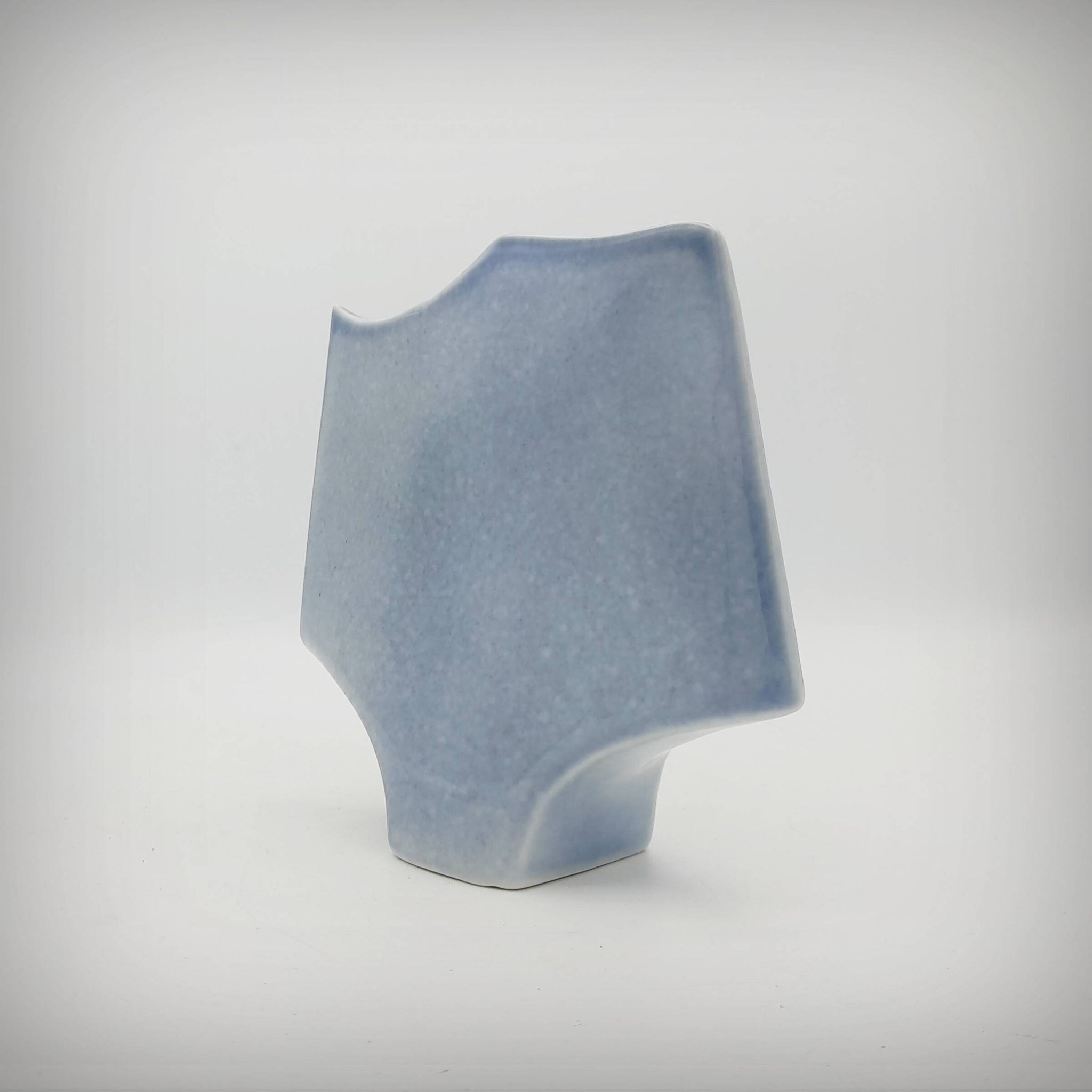 Sculptural vase by Solange Garotte and Bernard Prigent for Virebent, 1975