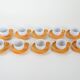 Set of porcelain cups, Italian design, 1970s, production: Italy