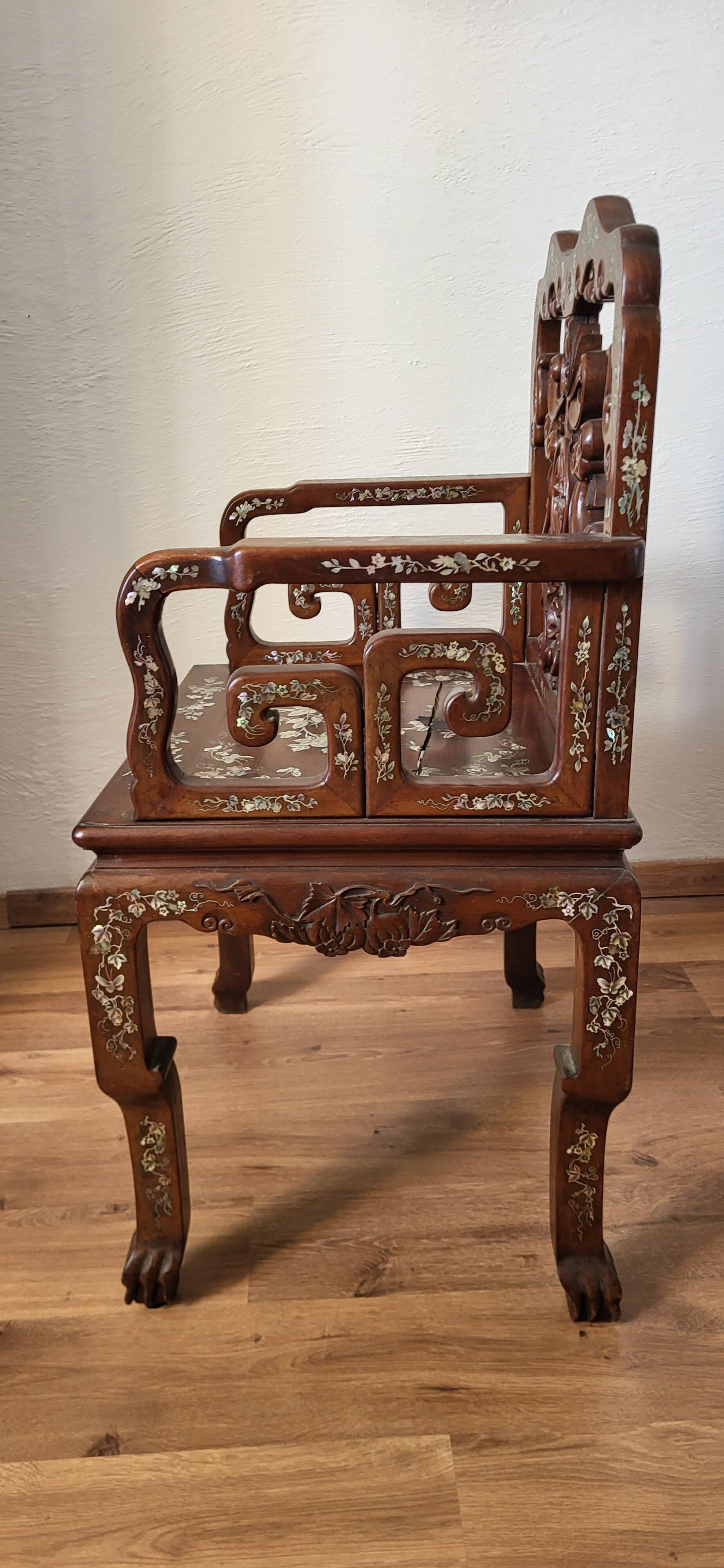 Fauteuil Indochinois années 1920/1930