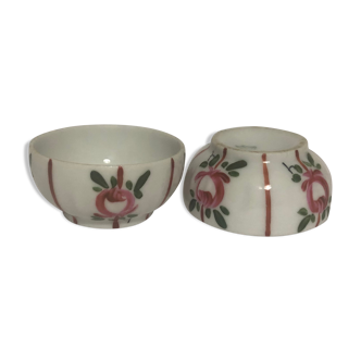 Paire de salerons Léon Texeraud dit Elté Limoges