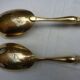 Filled silver salad serving cutlery, minerva hallmark
