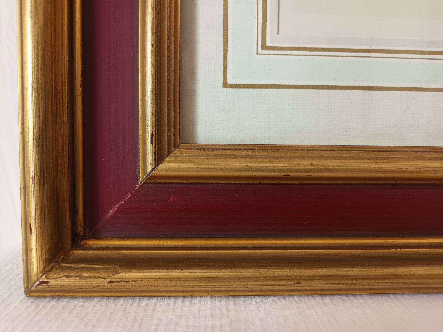 Vintage framed botanical poster