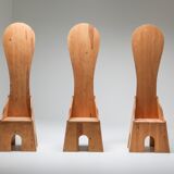 Mario Ceroli 'Fratina' Chairs - 1972
