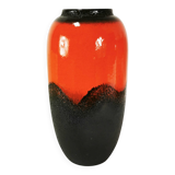 Large Scheurich ceramic vase, Fat Lava, Germany 1960s