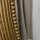 Miroir ovale ancien en bois