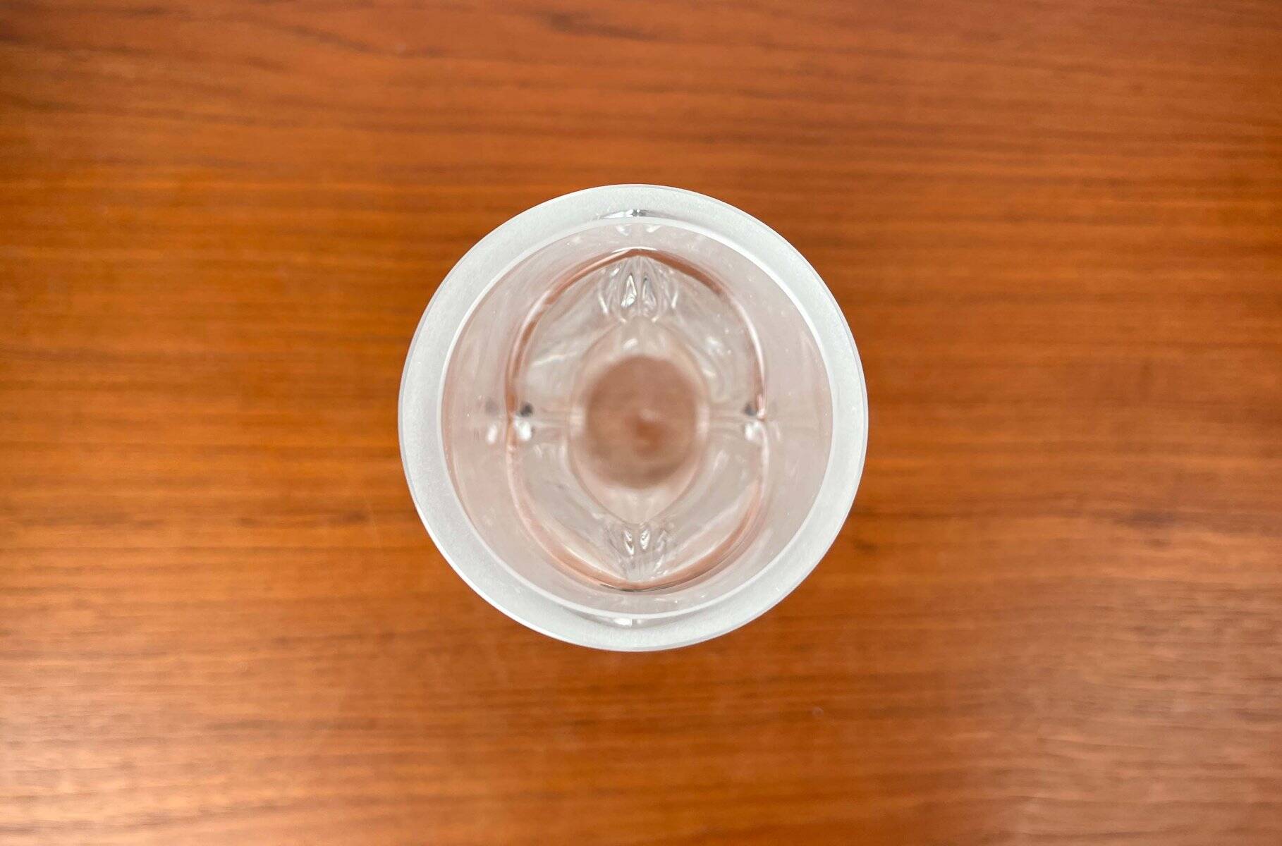 Vintage glass vase from the German Malachit series by Peill & Putzler, 1970s.