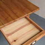 Cherry wood farmhouse table