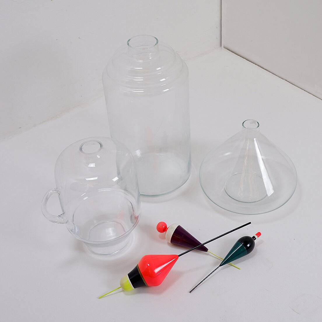 Set of 3 “Pescadous” vases by Margaux Keller for Roche Bobois 2014