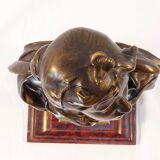 Bronze bust by Felix Pierre Richard 19th century
