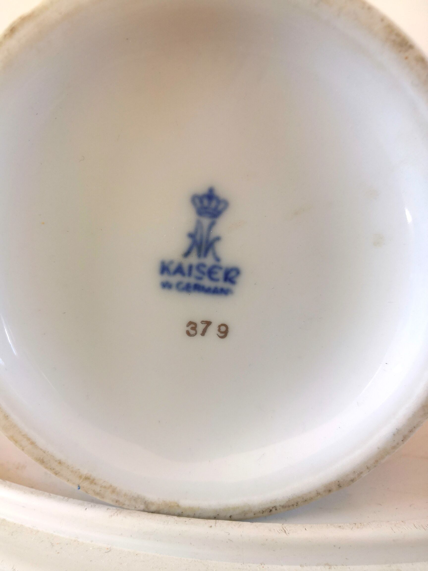 Porcelain vase design kaiser 70s