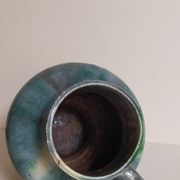 Ancient pottery with blue enamel 19th century