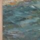 Original Mid Century Swedish Oil on Panel – “Seashore” by LV 1962 – Signed