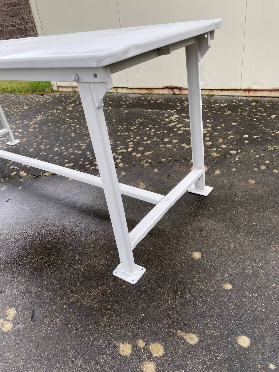 Metal military table
