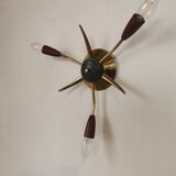 Plafonnier ou applique spoutnik laiton