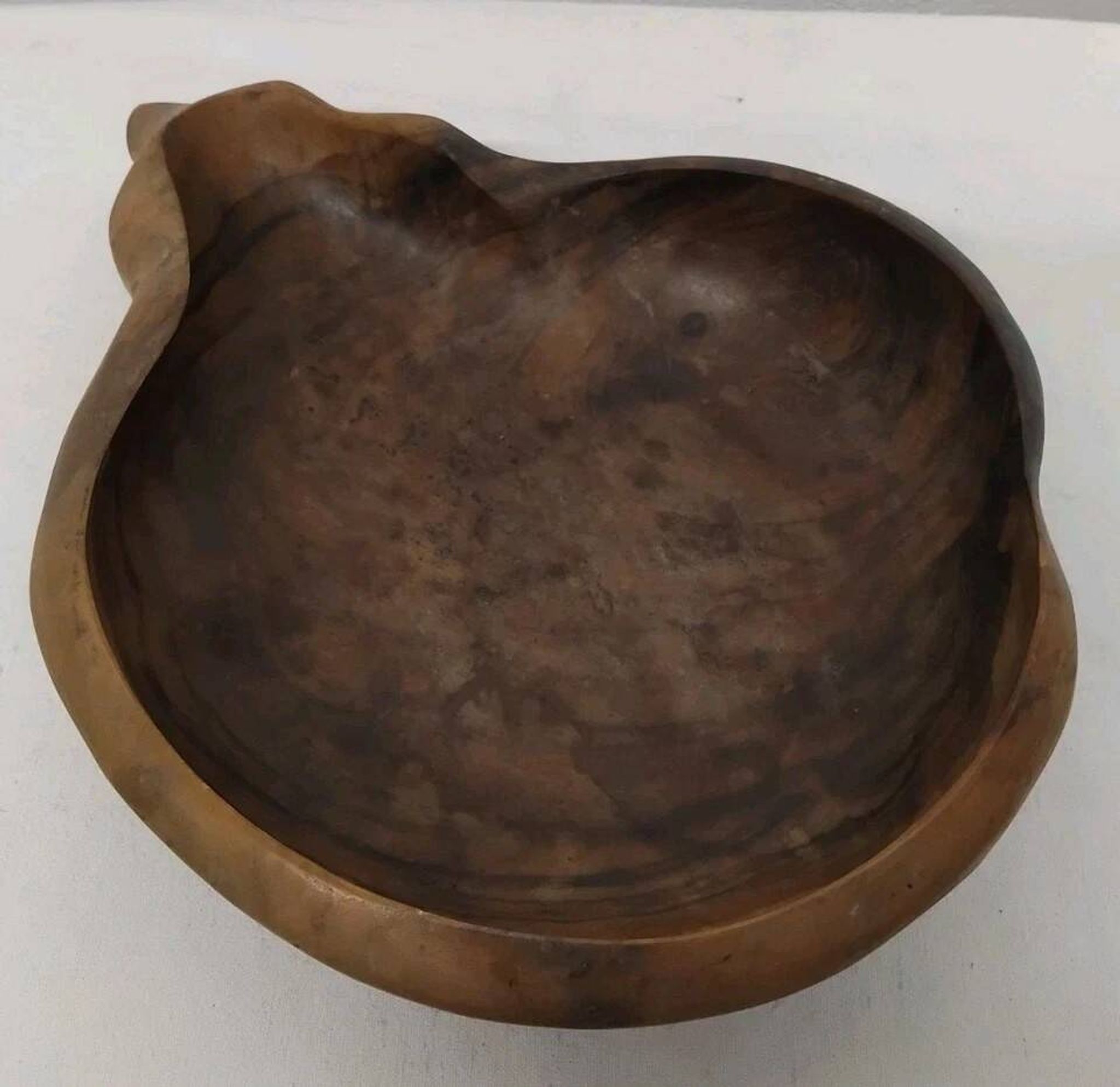 Vintage Shell Shape Wooden Fruit Basket