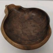 Vintage Shell Shape Wooden Fruit Basket
