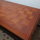 Art Deco dining table with 2 extensions
