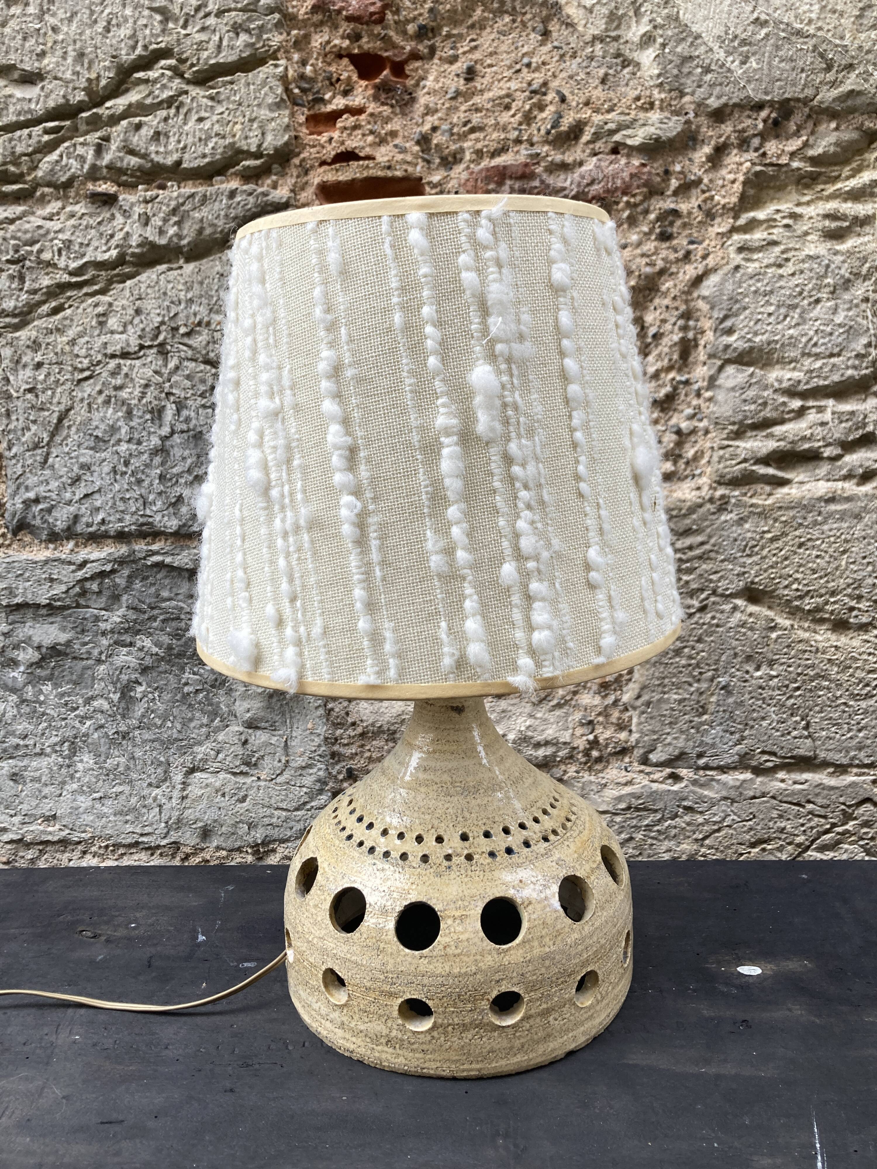 Handmade ceramic lamp