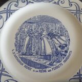 4 advertising plates Yoplait- The 3 musketeers