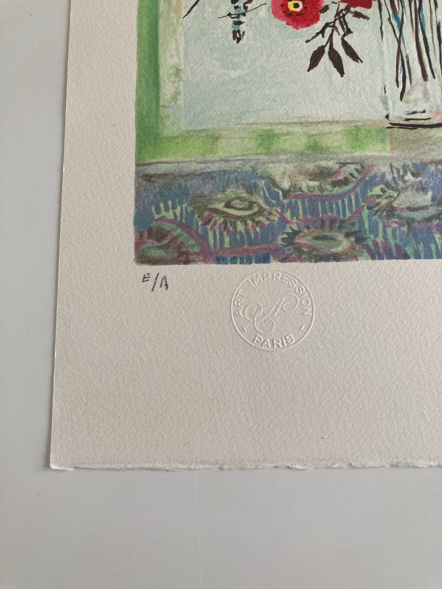 Michel Henry - Signed lithograph and justified artist's proof