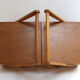 Travailleuse en bois clair 50