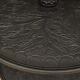 Antique black painted tiered stand
