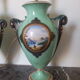 Pair of legs of porcelain lamps from Paris