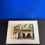 Signed Vintage Watercolor