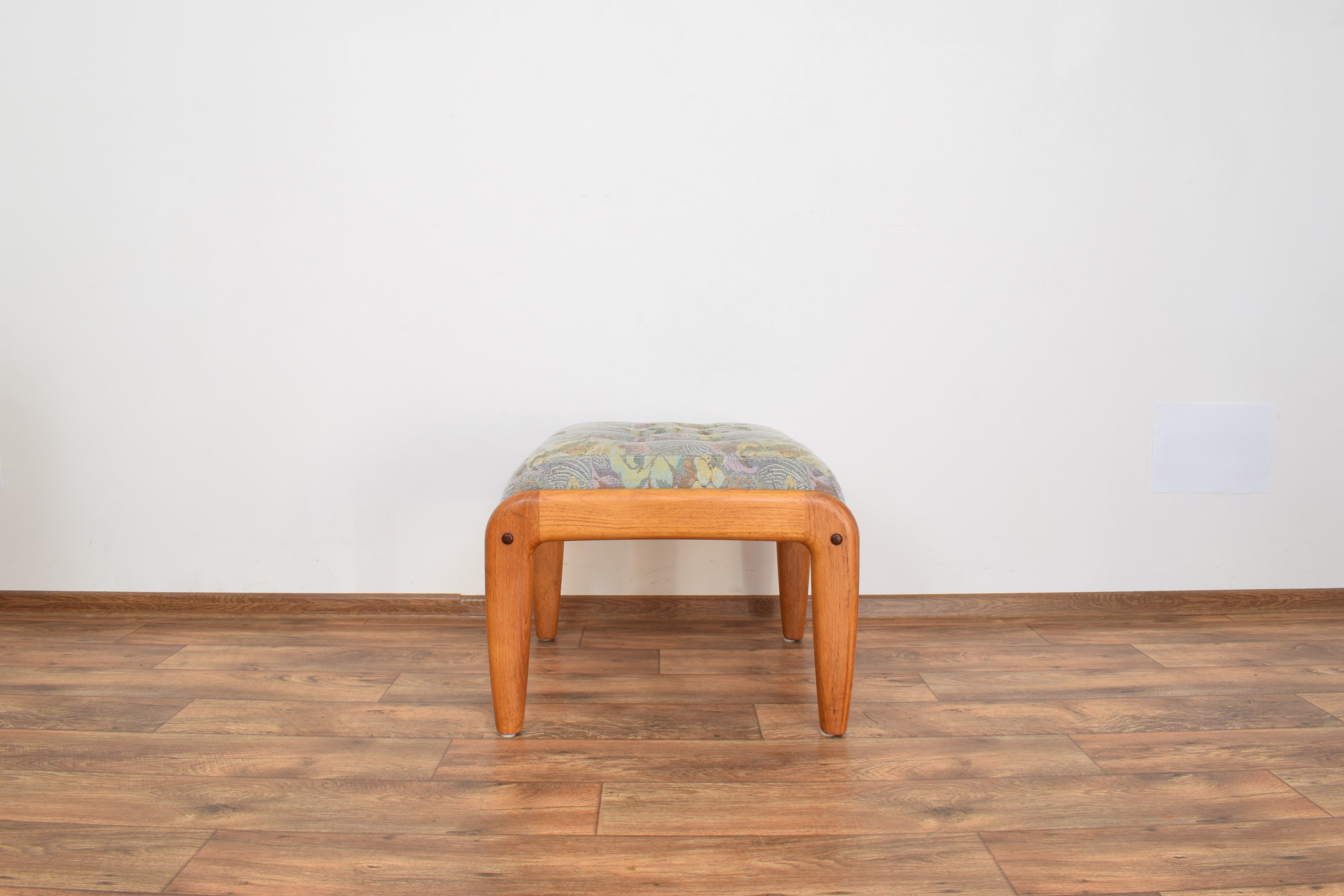 Mid-Century Danish Teak Footstool, 1960s