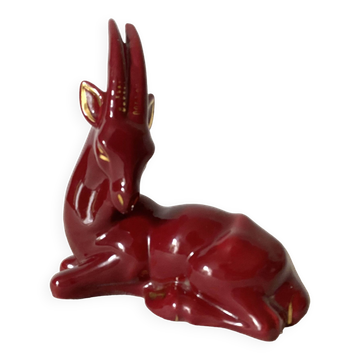 Ceramic gazelle, 1930s-40s
