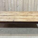 Large 1930s pitch pine coffee table