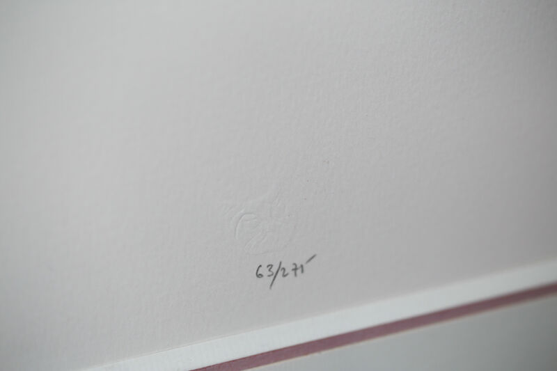 Leonor Fini (1907 - 1996) "Portrait of a young girl" numbered lithograph