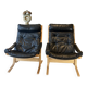 Paire de grands fauteuils Siesta, Ingmar Relling, parfait état
