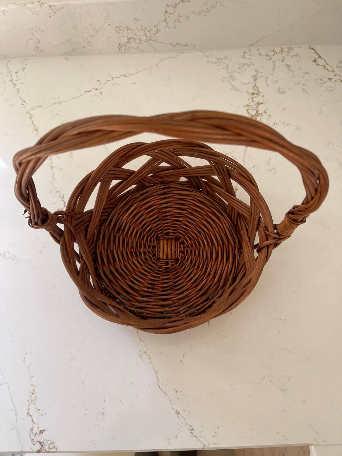 Vintage wicker basket