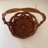 Panier en osier vintage