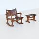 Angel Pazmino rocking chair and hocker Muebles de Estilo Ecuador 1960