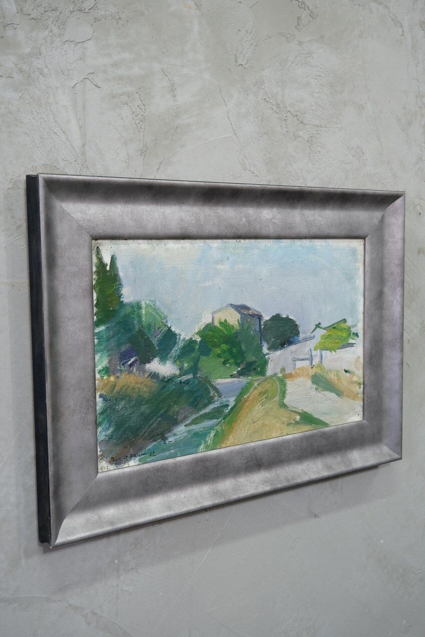 Brita Af Klercker, Swedish painting, 1952, Oil on canvas, Framed
