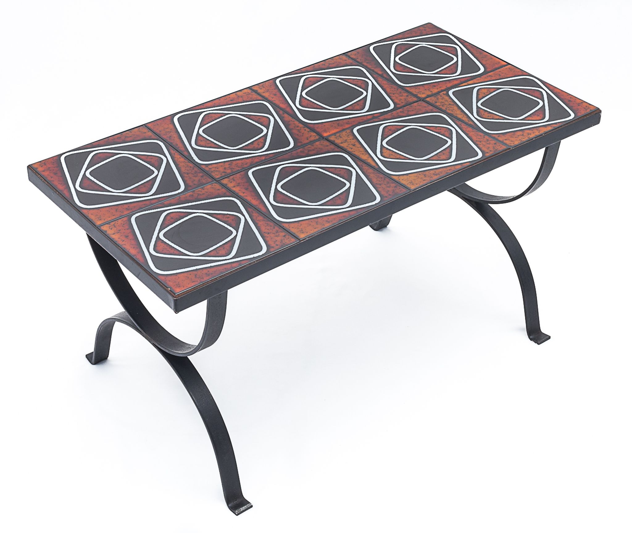 Wrought iron coffee table