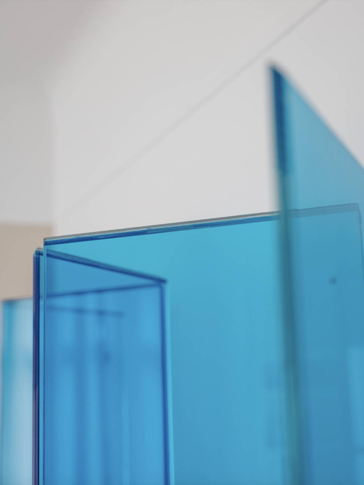 Vintage blue screen – 1970s style – created for Pierre Cardin