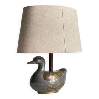Vintage duck lamp